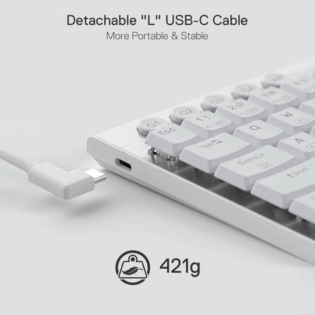 Image 5 for Redragon K632 HORUS Mini 60% RGB Wired Gaming Keyboard – White