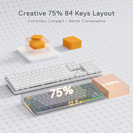 Image 3 for REDRAGON MECHANICAL AZURE Wireless Gaming Keyboard