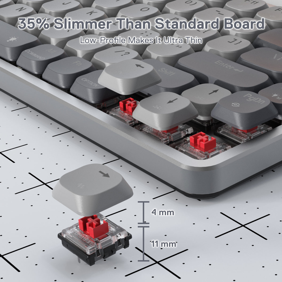 Image 6 for REDRAGON MECHANICAL AZURE Wireless Gaming Keyboard