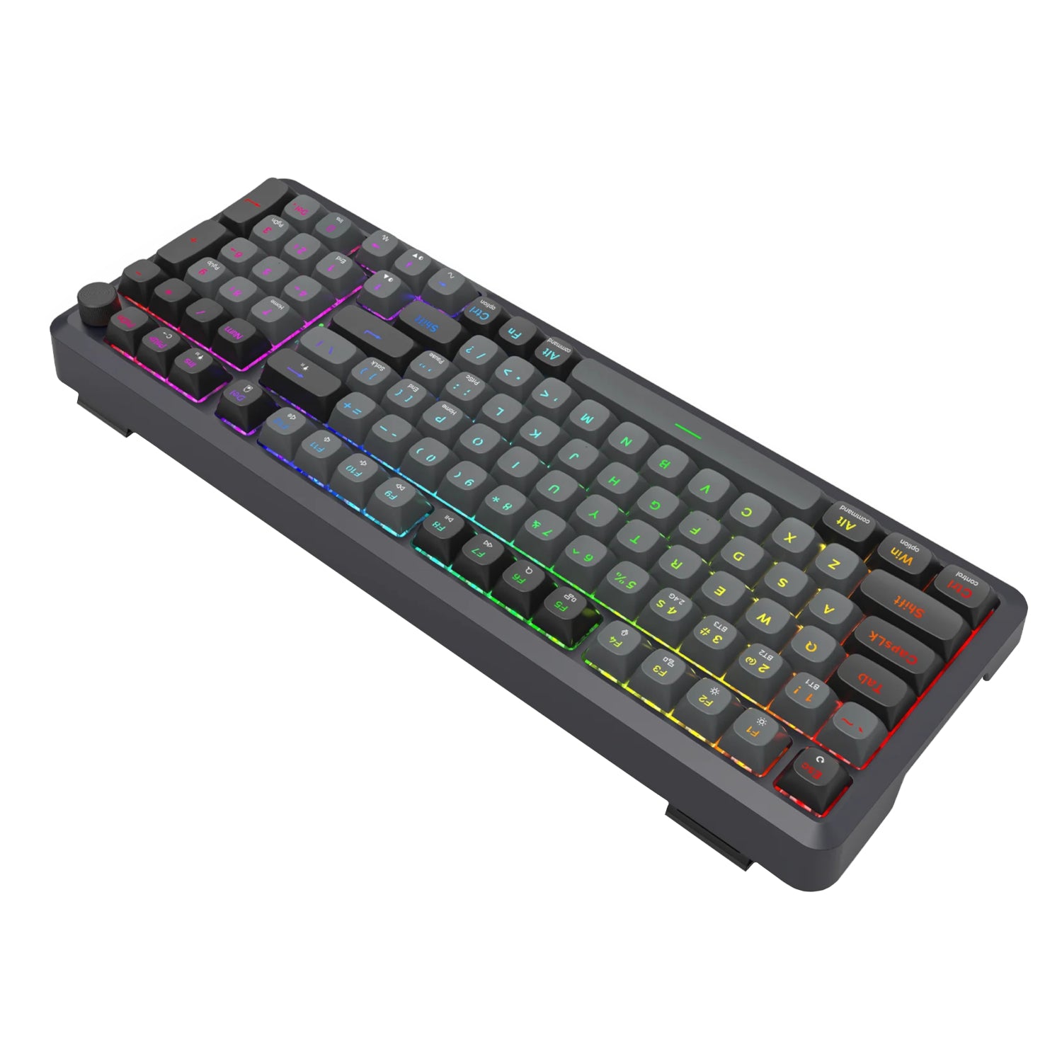Image 5 for Redragon BRAGI PRO K688 98+1 Gasket Wireless Mechanical Keyboard (Triple Mode, RGB, Hot-Swappable, Cream Linear Switches)