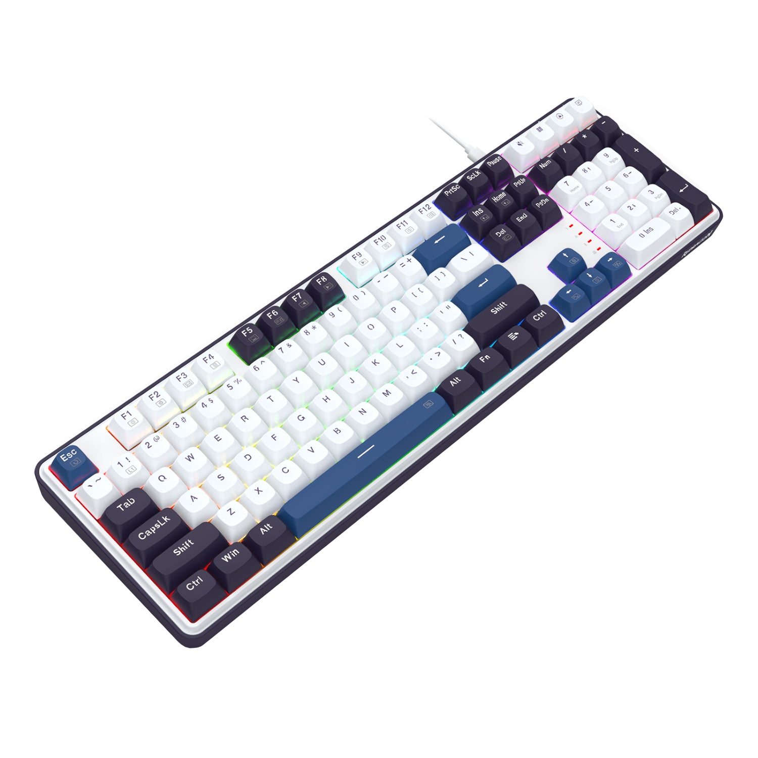 Image 5 for Redragon K689 WYVERN RGB Wired Mechanical Keyboard - White/Black