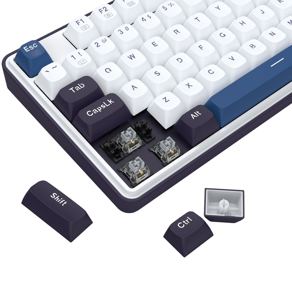 Image 8 for Redragon K689 WYVERN RGB Wired Mechanical Keyboard - White/Black