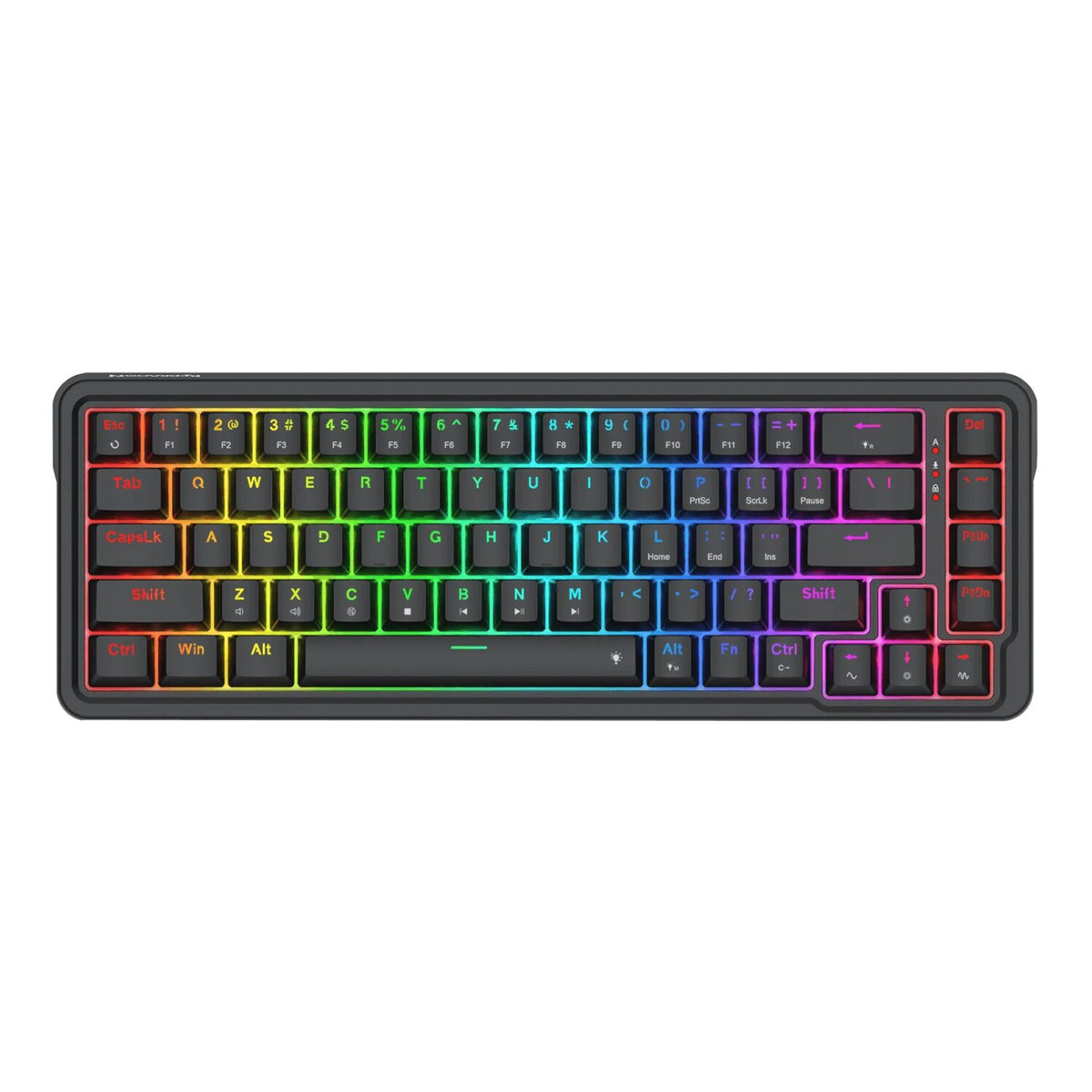 Image 1 for Redragon NOVA K709 65% Wired Gasket RGB Gaming Keyboard - Black