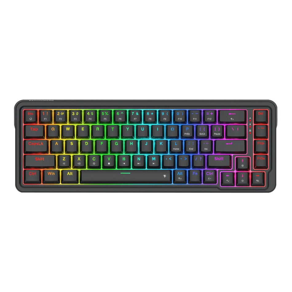 Image 1 for Redragon NOVA K709 65% Wired Gasket RGB Gaming Keyboard - Black