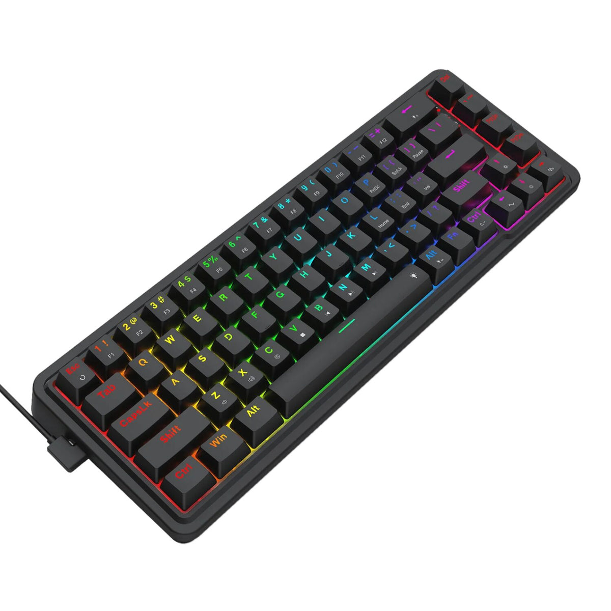 Image 3 for Redragon NOVA K709 65% Wired Gasket RGB Gaming Keyboard - Black