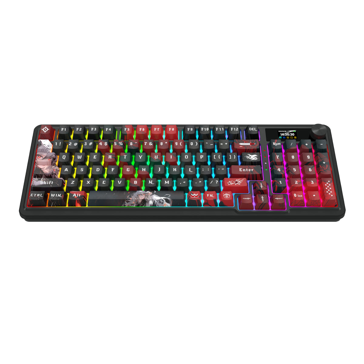 Image 3 for Redragon K719AK ARTEMIS PRO RGB Wireless LCD Mechanical Gaming Keyboard (Anime Edition)
