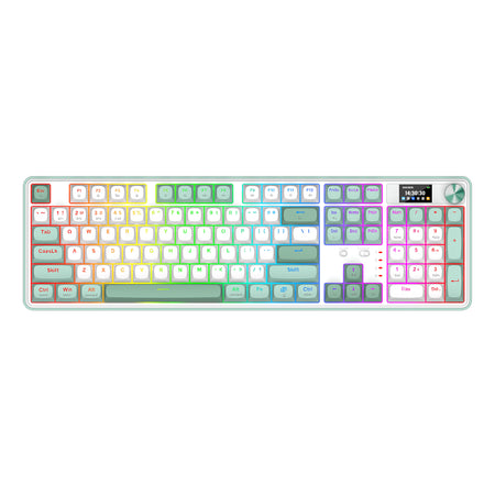 Image 2 for Redragon WYVERN K761 Pro Full-size RGB Wireless Mechanical Gaming Keyboard - White/Green