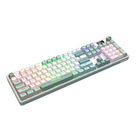 Image 3 for Redragon WYVERN K761 Pro Full-size RGB Wireless Mechanical Gaming Keyboard - White/Green
