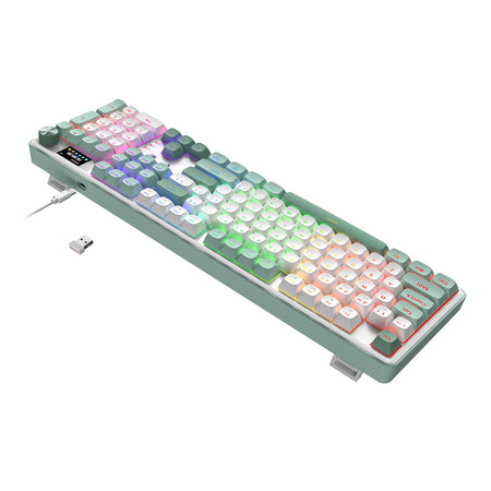 Image 4 for Redragon WYVERN K761 Pro Full-size RGB Wireless Mechanical Gaming Keyboard - White/Green