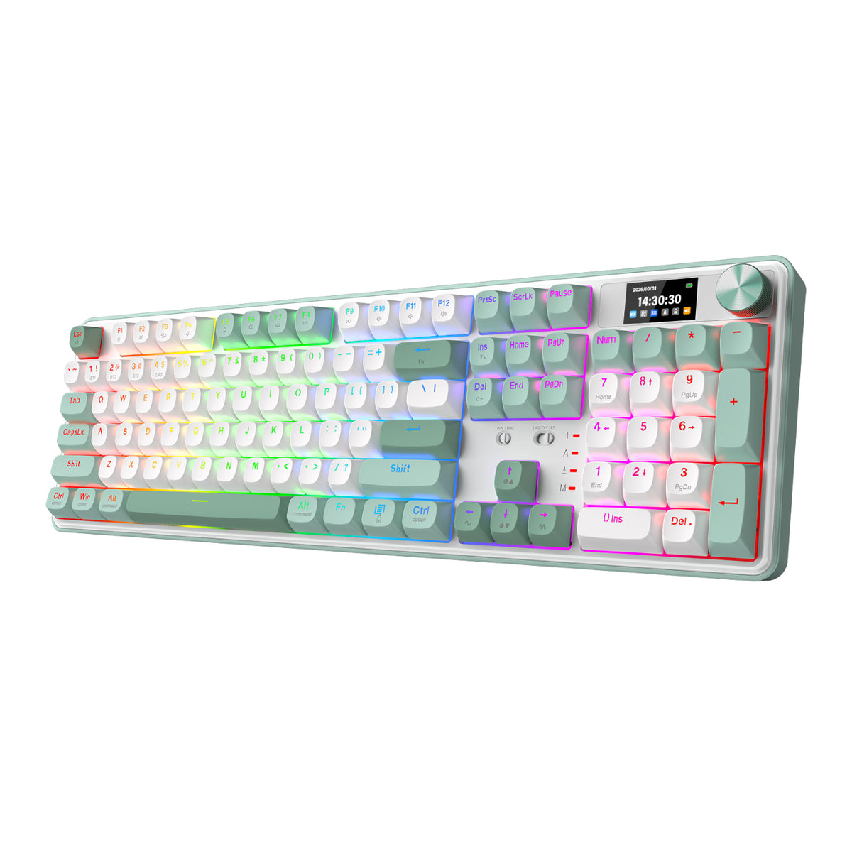 Image 5 for Redragon WYVERN K761 Pro Full-size RGB Wireless Mechanical Gaming Keyboard - White/Green