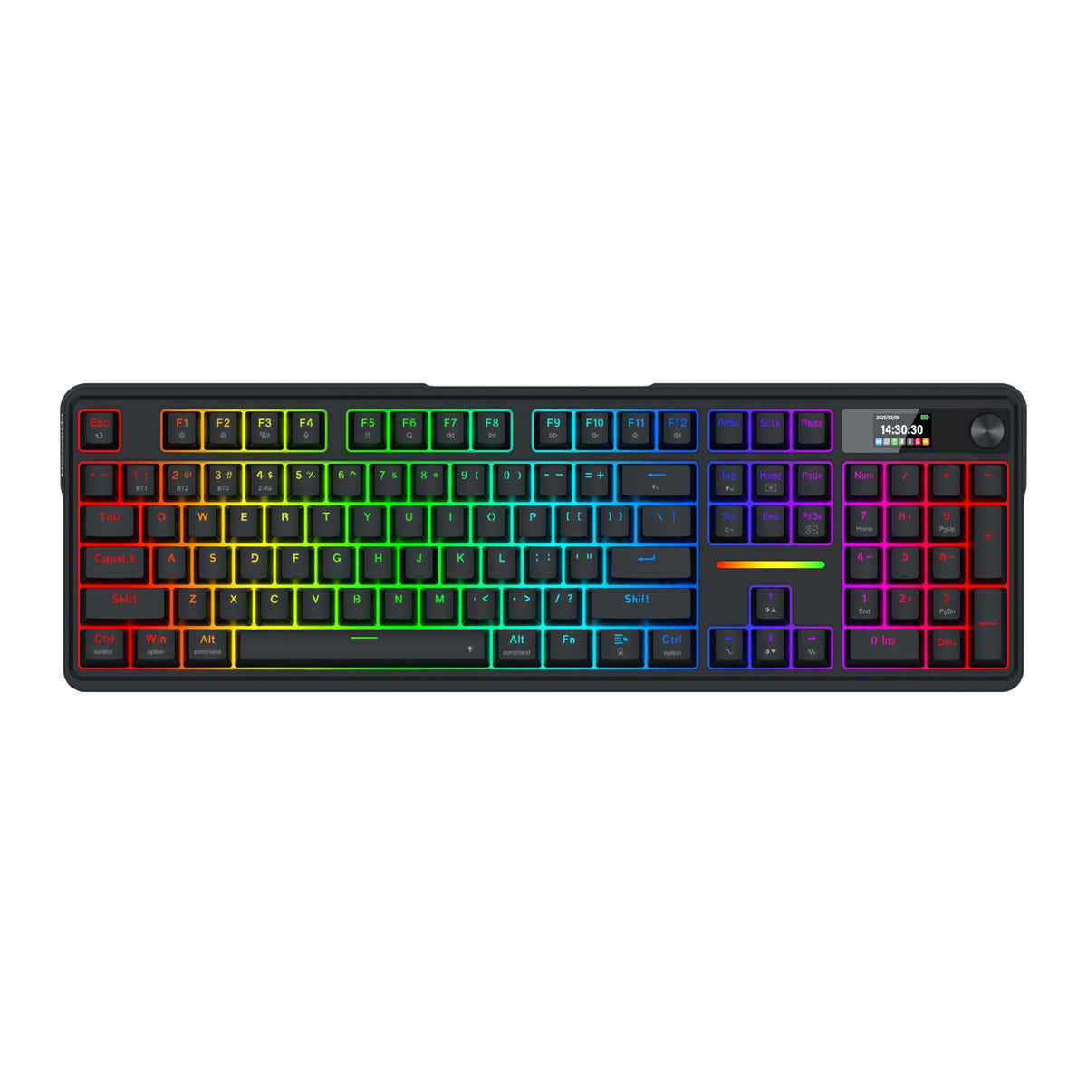 Image 1 for Redragon K762 TERRAFLARE PRO RGB Wireless Gasket Gaming Keyboard