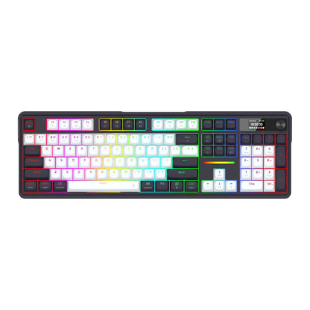 Image 3 for Redragon K762WB-RGB-PRO LCD Full-size Gasket Mechanical Keyboard - Black