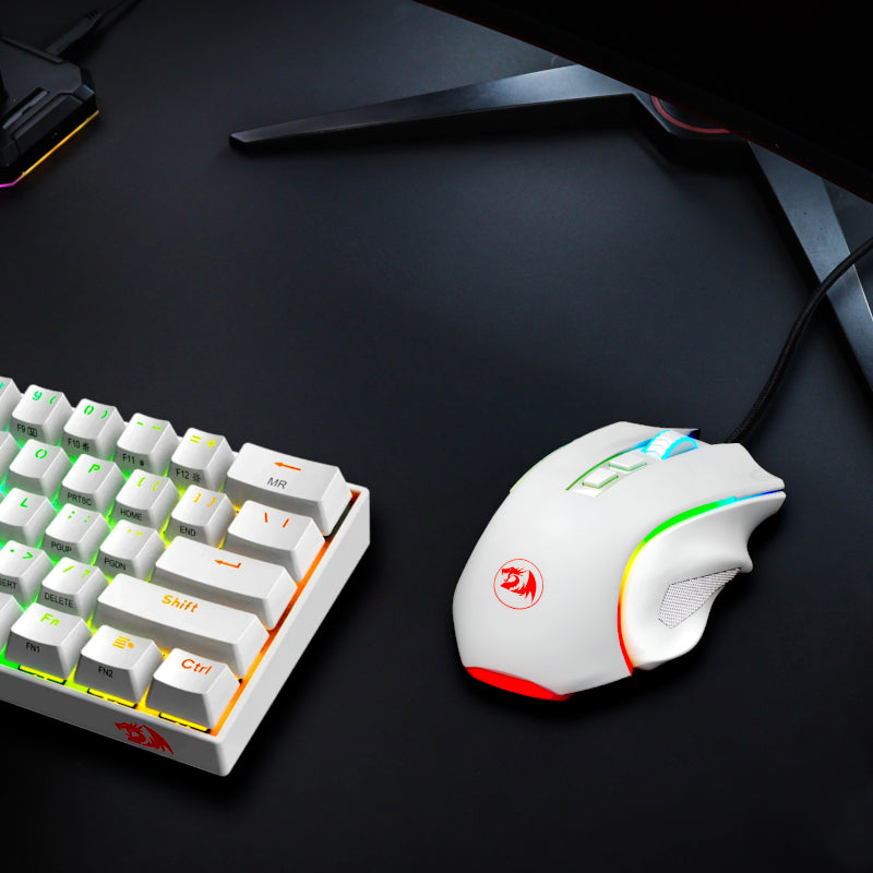 Image 4 for REDRAGON GRIFFIN 7200DPI Gaming Mouse - White
