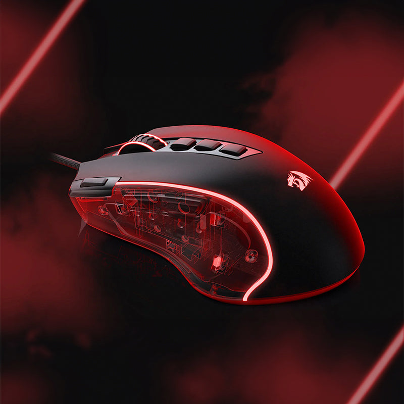 Image 7 for REDRAGON PREDATOR 4000DPI RGB Ergo Gaming Mouse - Black