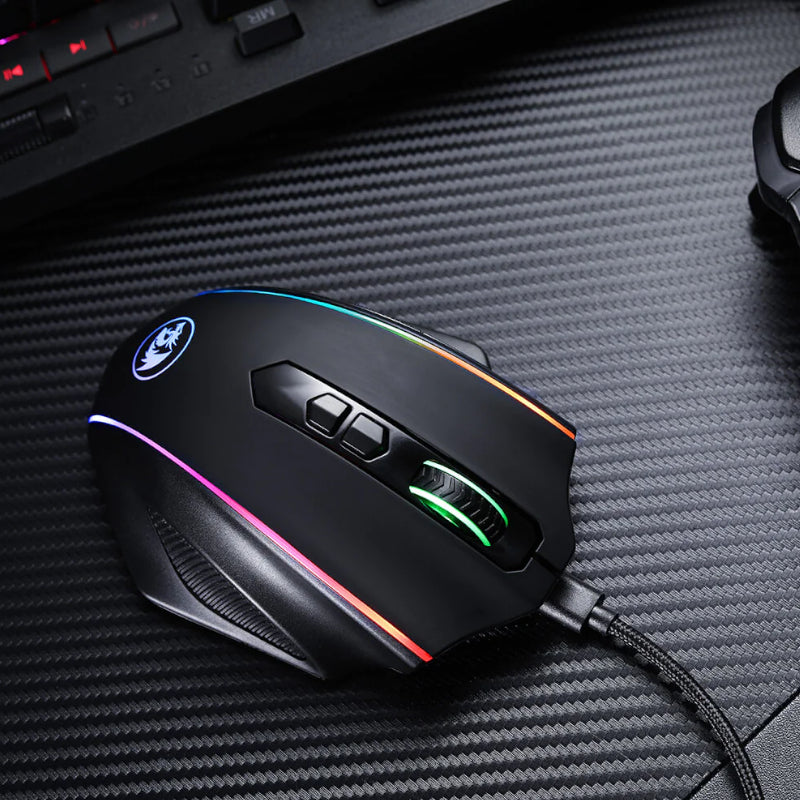 Image 6 for REDRAGON VAMPIRE ELITE Wireless 16000DPI|8 Button|Ergonomic Design|P3335 Optical Sensor|Type-C Cable|RGB Backlit Gaming Mouse - Black