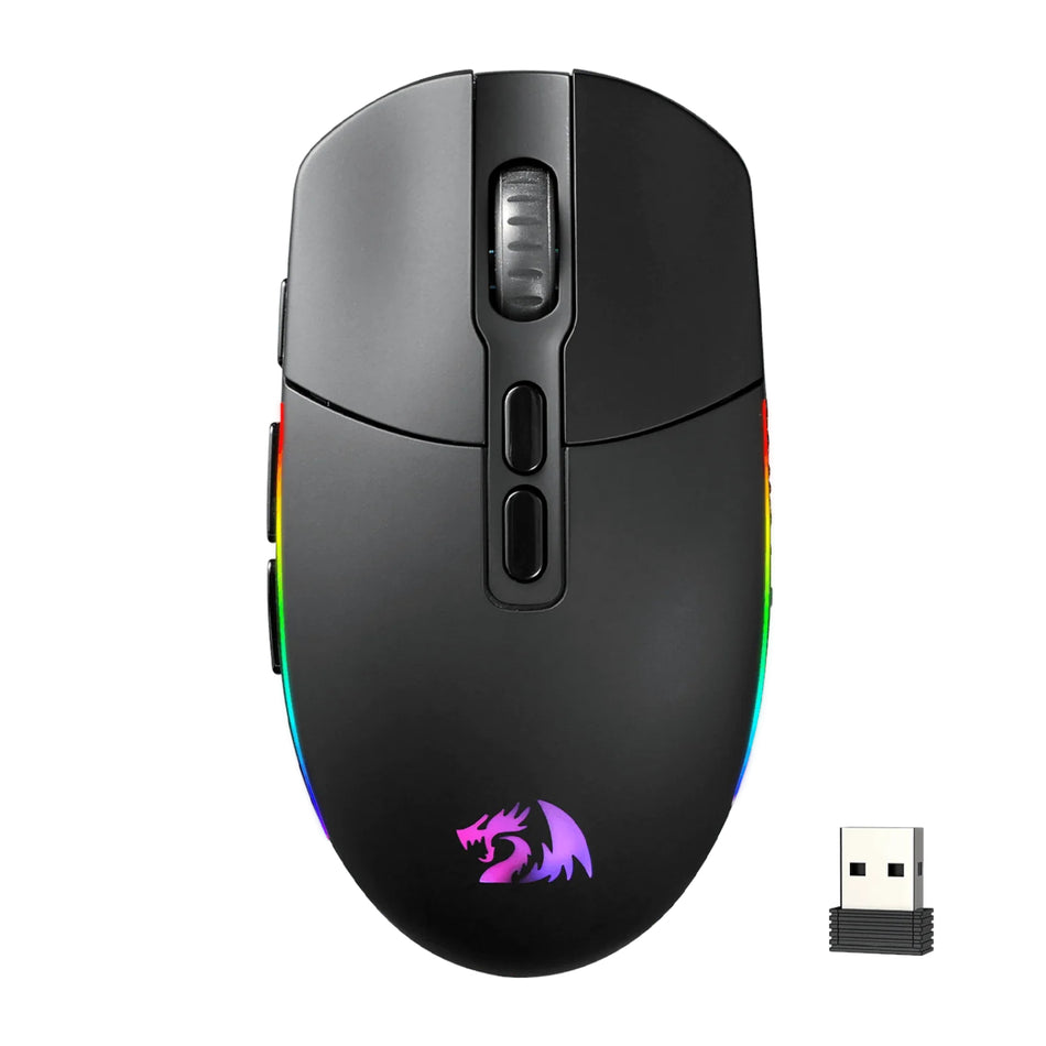 Image 1 for Redragon M719 Pro INVADER 10000DPI 2.4GHz Wireless Gaming Mouse - Black