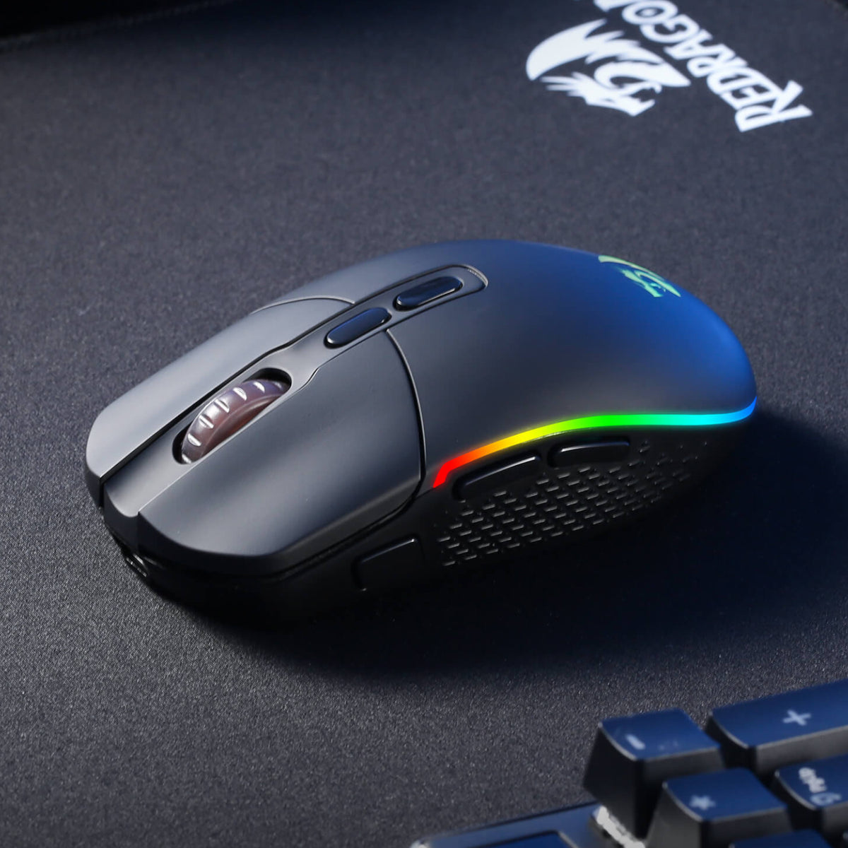 Image 5 for Redragon M719 Pro INVADER 10000DPI 2.4GHz Wireless Gaming Mouse - Black