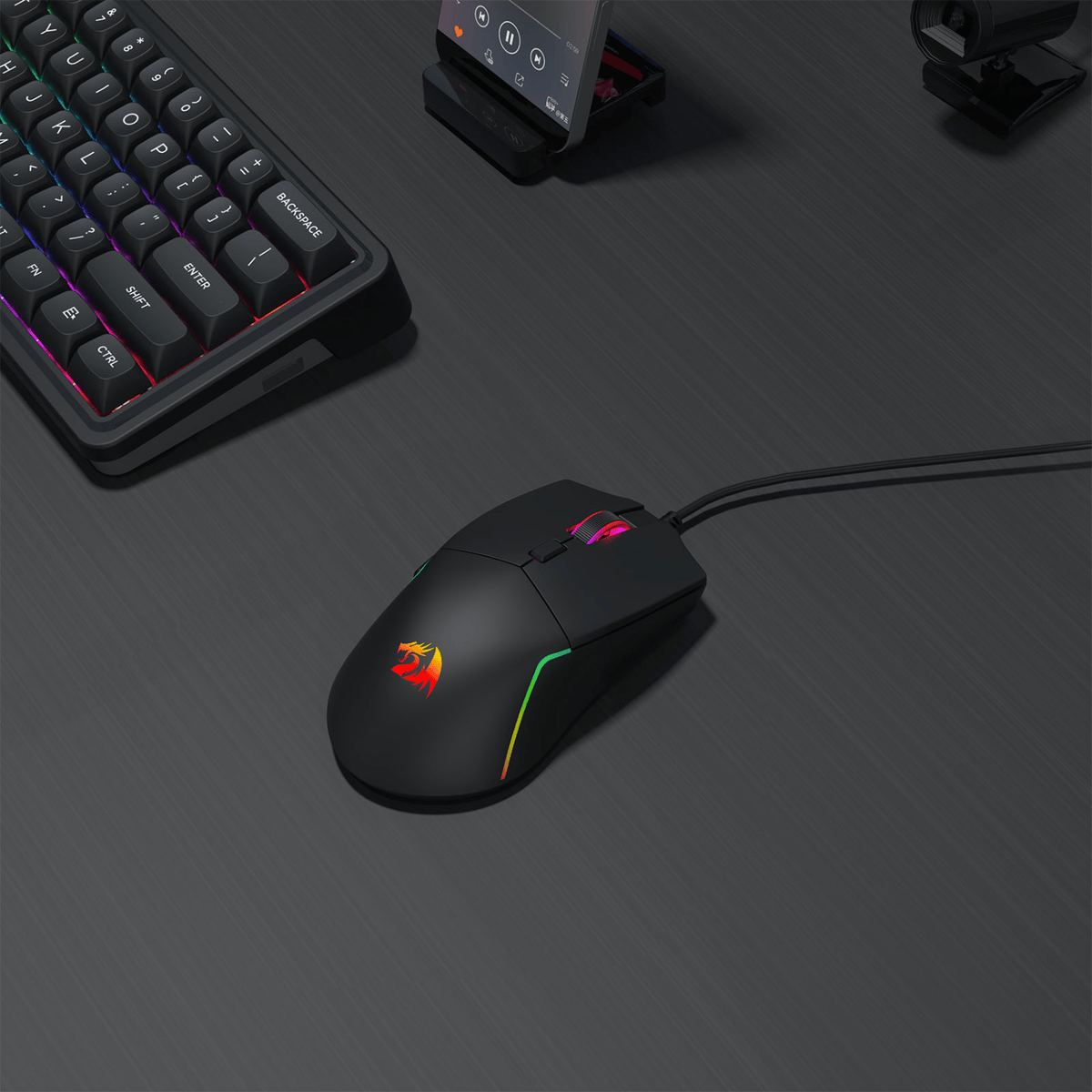 Image 4 for Redragon NAGA RGB 10000DPI Wired Gaming Mouse