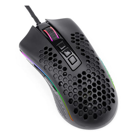 Image 3 for REDRAGON STORM 12400DPI 7 Buttons|Ergonomic Design|P3327 Optical Sensor|Lightweight Body|RGB Backlit gaming Mouse - Black