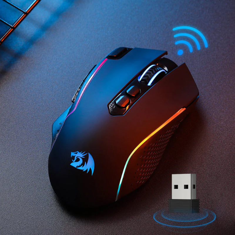 Image 7 for REDRAGON Taipan Pro 10000DPI RGB Wireless Gaming Mouse - Black