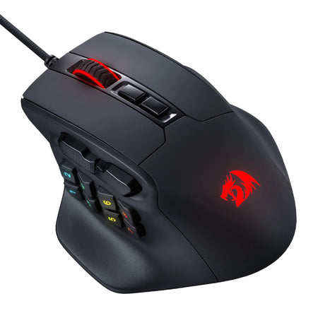 Image 3 for REDRAGON Aatrox 6200DP RGB MMO Gaming Mouse - Black