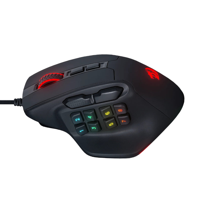 Image 4 for REDRAGON Aatrox 6200DP RGB MMO Gaming Mouse - Black