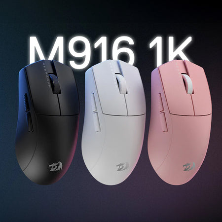 Image 5 for REDRAGON M916 PRO 1K 3-Mode Wireless Gaming Mouse - Pink