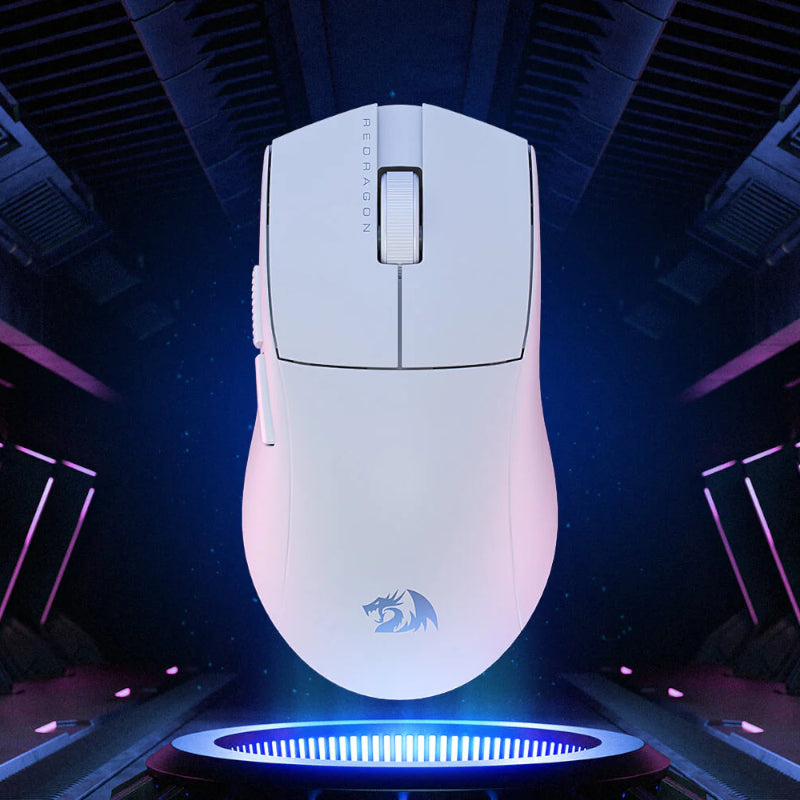 Image 3 for Redragon M916 PRO 1K 3-Mode Wireless Gaming Mouse – White