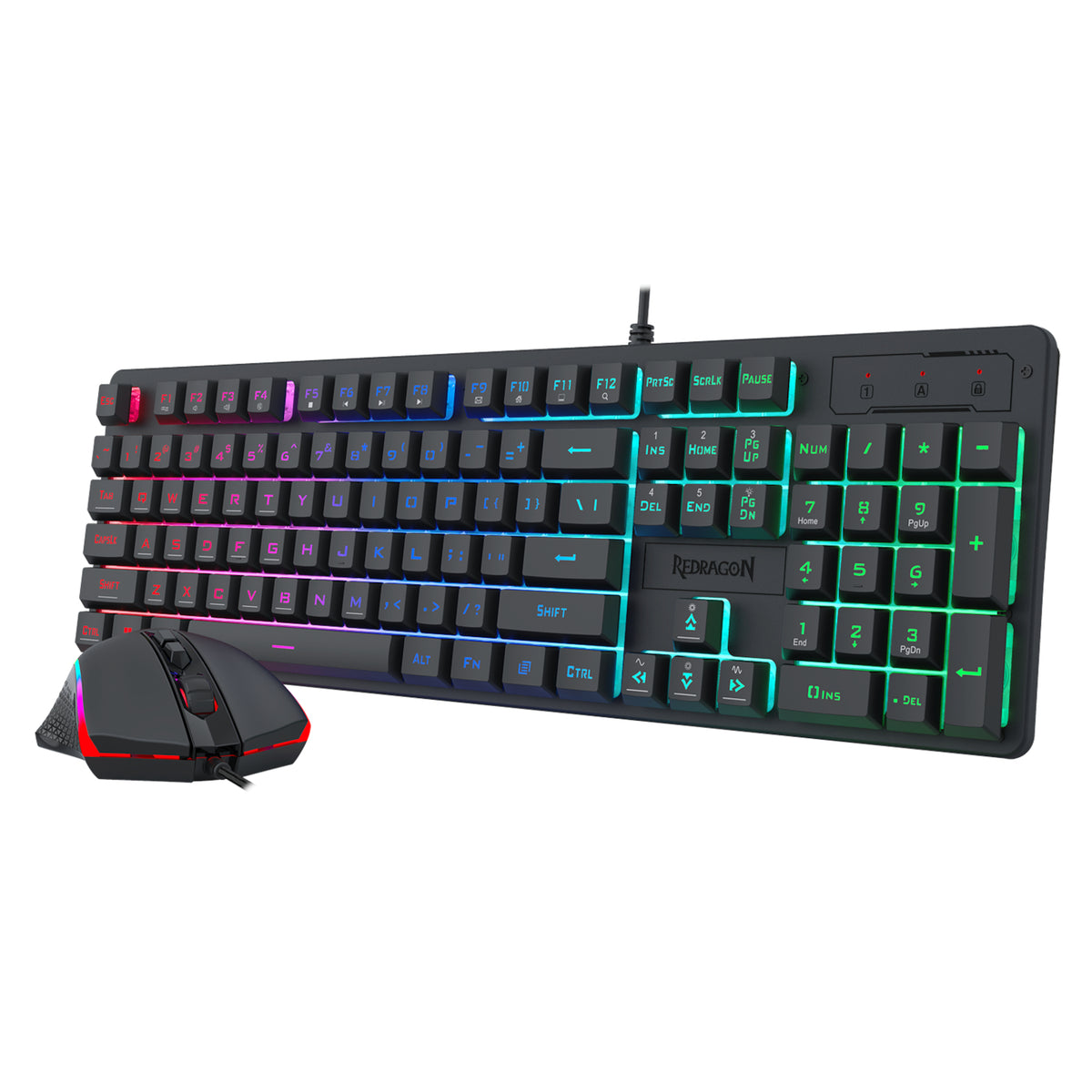 Image 6 for Redragon S107 RGB Gaming Essentials Wired Gaming Keyboard and Mouse Bundle