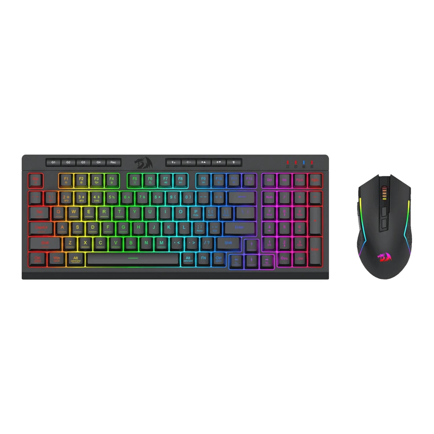 Image 6 for Redragon RYLO PRO S142 Tri-Mode RGB Gaming Keyboard and Mouse Combo