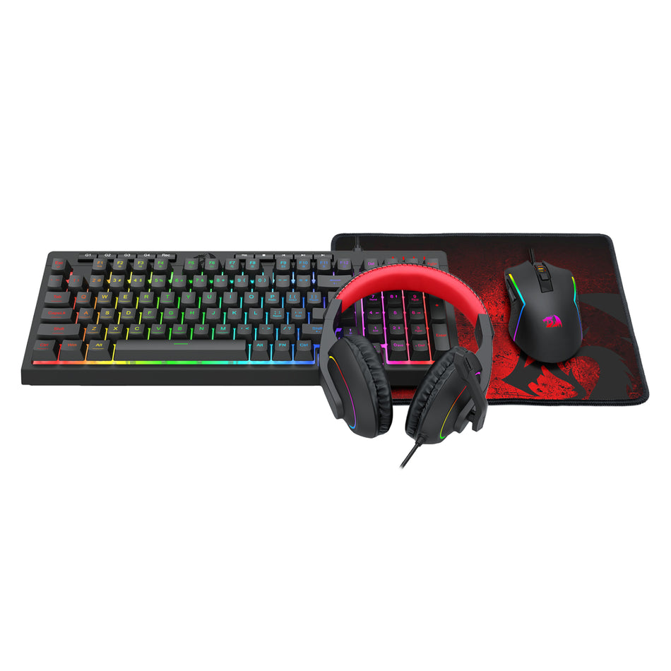 Image 2 for Redragon 4-in-1 Keyboard | Mouse | Mousepad | RGB Headset Gaming Combo