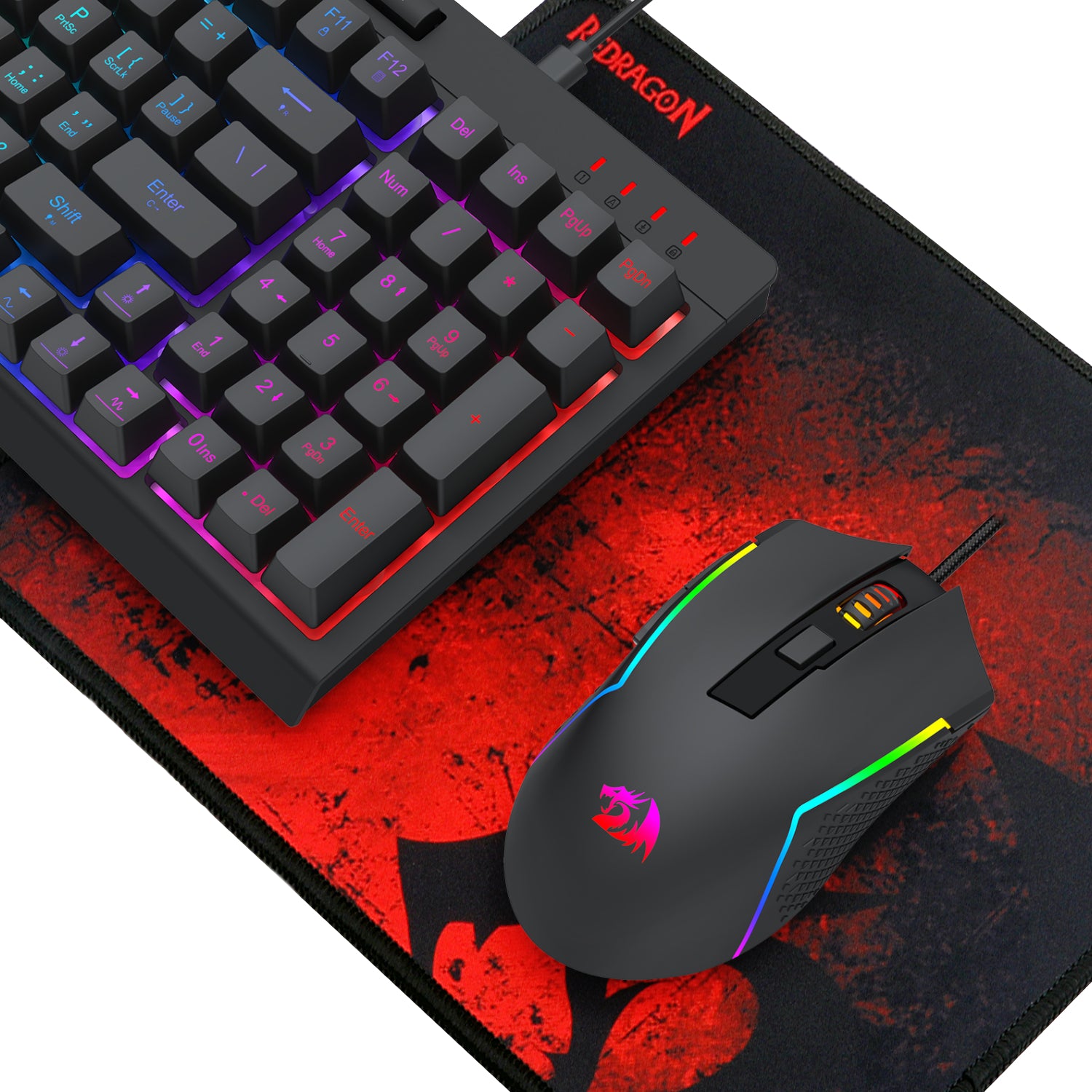Image 5 for Redragon 4-in-1 Keyboard | Mouse | Mousepad | Headset Gaming Combo