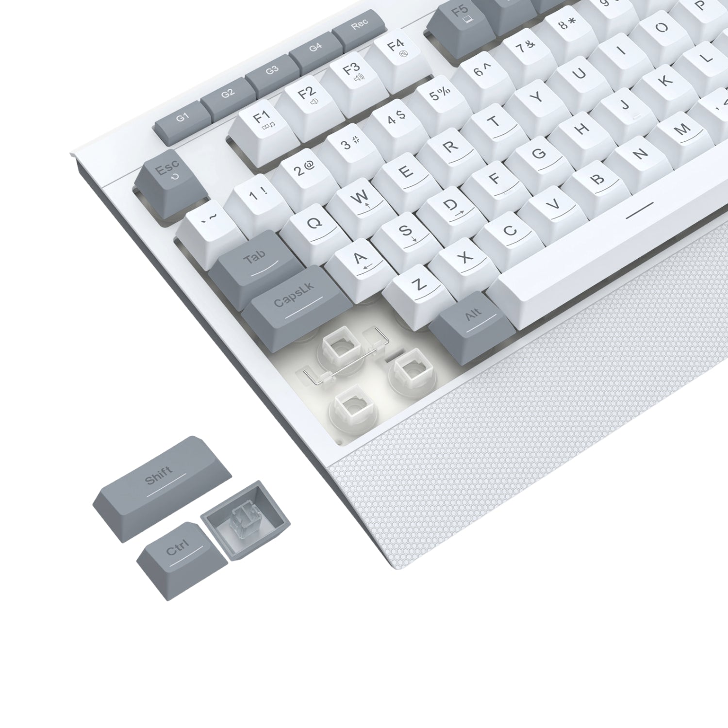 Image 4 for Redragon S151 Wired RGB Gaming Keyboard and Mouse Combo - White and Grey