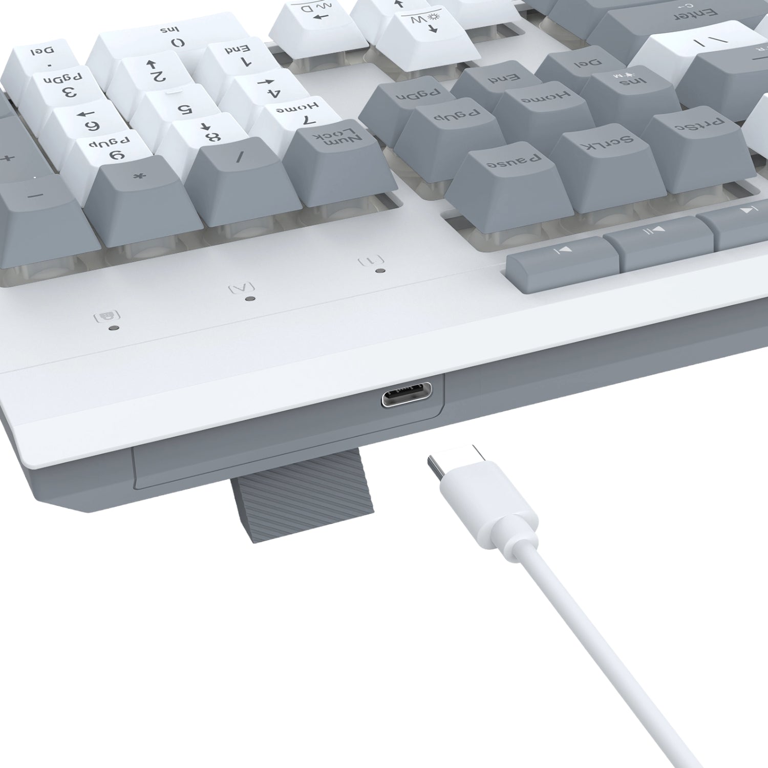 Image 5 for Redragon S151 Wired RGB Gaming Keyboard and Mouse Combo - White and Grey