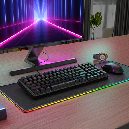 Image 6 for Redragon S162 RGB 3-Mode Wireless Mechanical Gaming Keyboard and Mouse Combo - Black