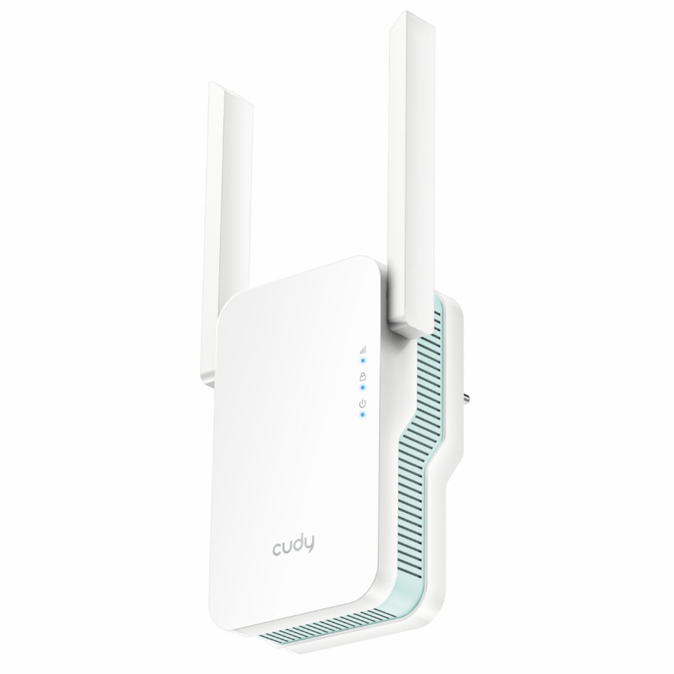 Image 1 for Cudy AX1500 Dual-Band Wi-Fi 6 Range Extender (Wall Plug)-White