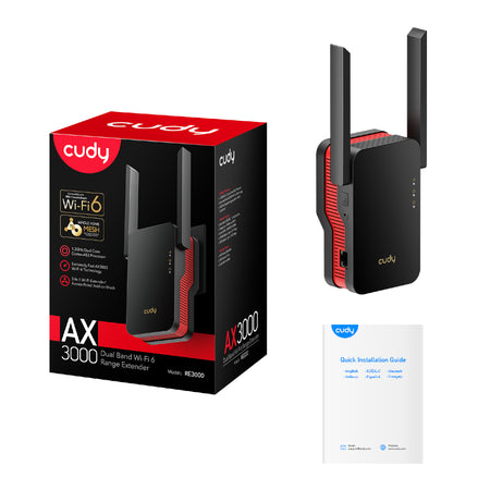 Image 5 for Cudy AX3000 WiFi Range Extender | Wall Plug