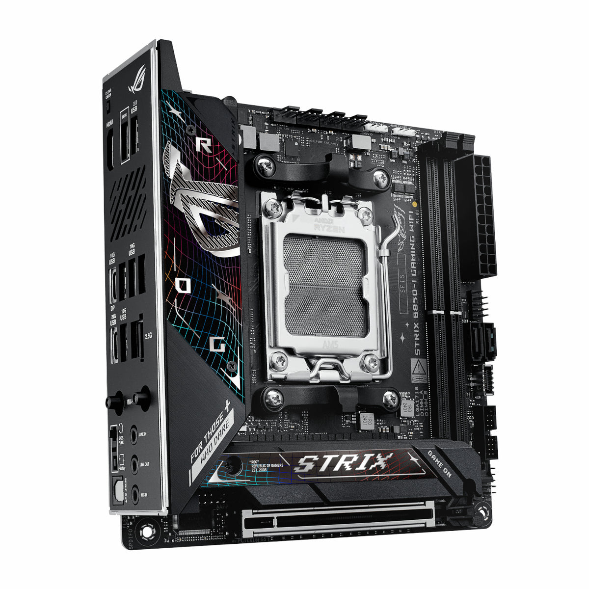 Image 3 for Asus ROG Strix B850-I Gaming WiFi AM5 Mini-ITX Gaming Motherboard