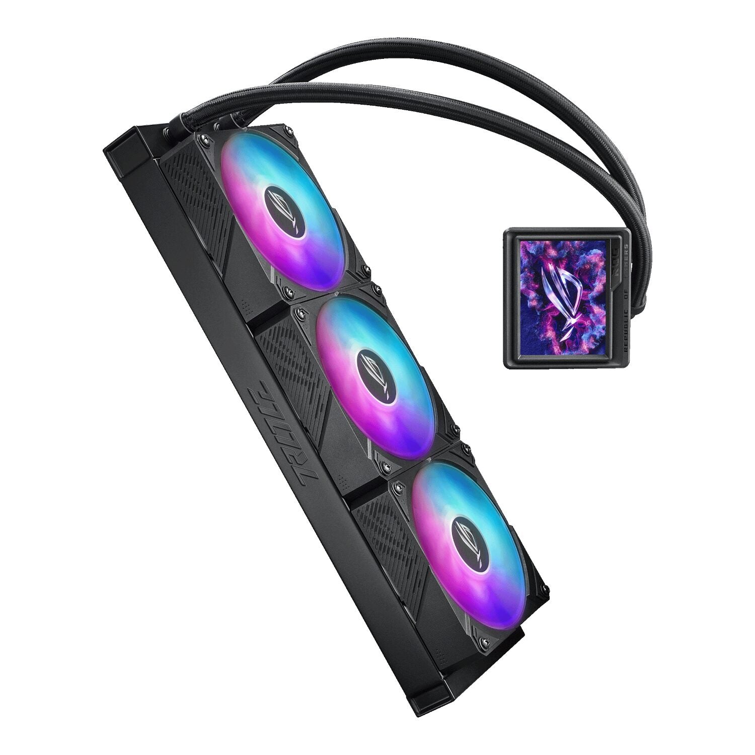 Image 2 for Asus ROG Ryujin III ARGB AIO Liquid Cooler - 3.5" LCD Display