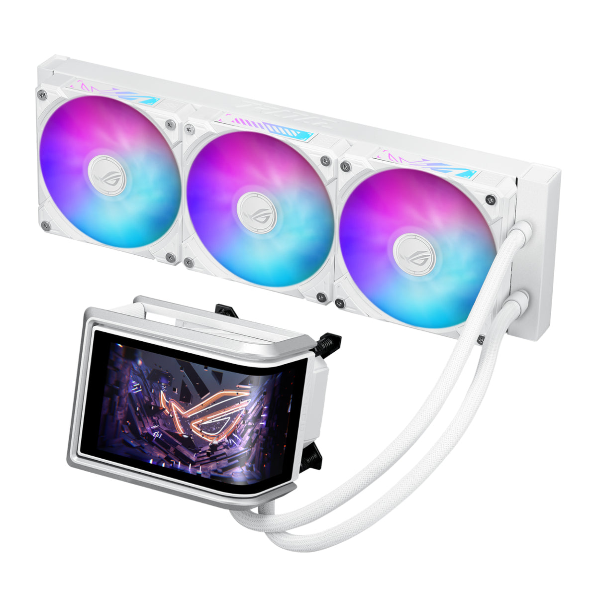 Image 2 for ASUS ROG RYUO IV 360 ARGB Liquid CPU Cooler White Edition