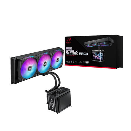 Image 1 for ASUS ROG Ryuo IV SLC 360mm ARGB Liquid CPU Cooler - Black