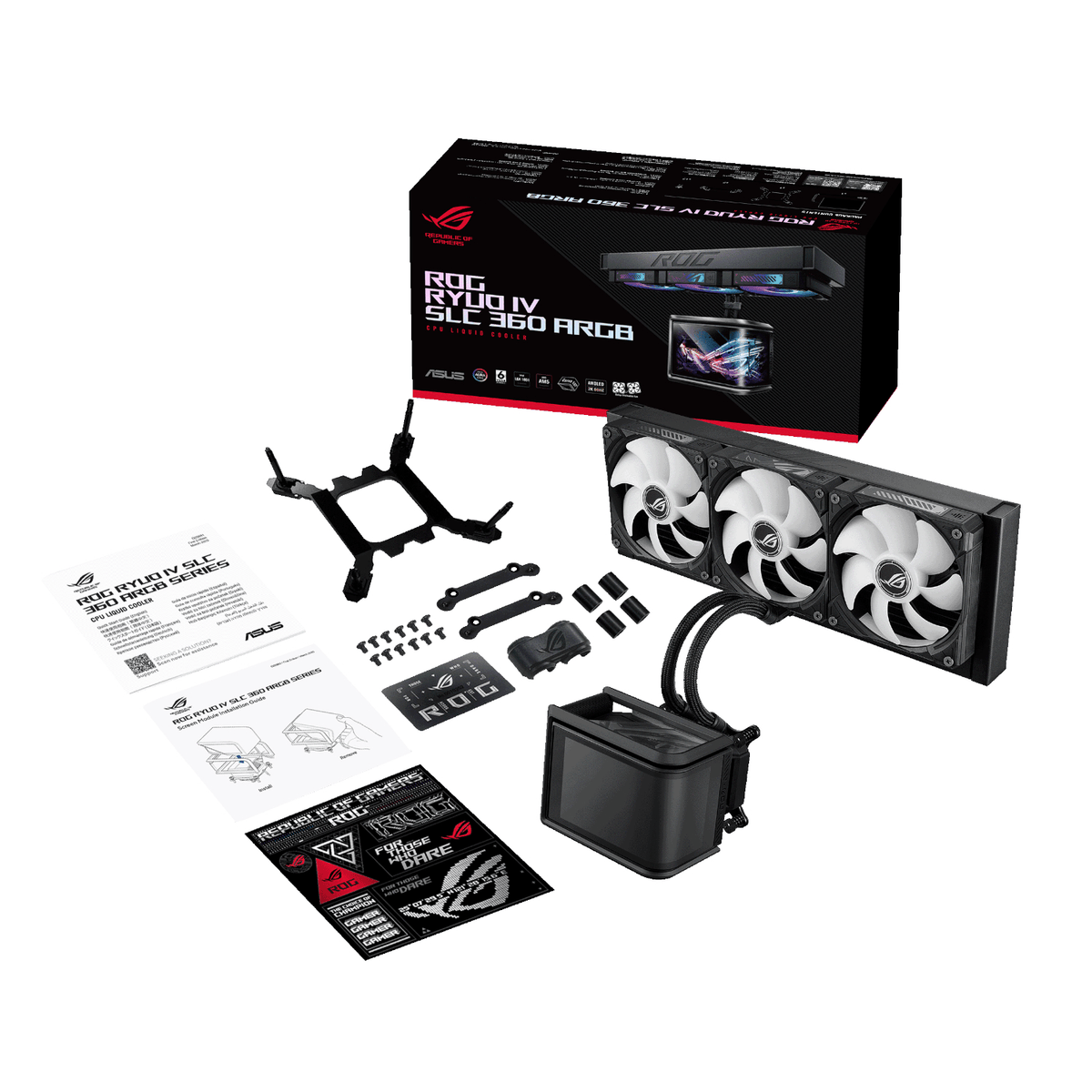 Image 8 for ASUS ROG Ryuo IV SLC 360mm ARGB Liquid CPU Cooler - Black