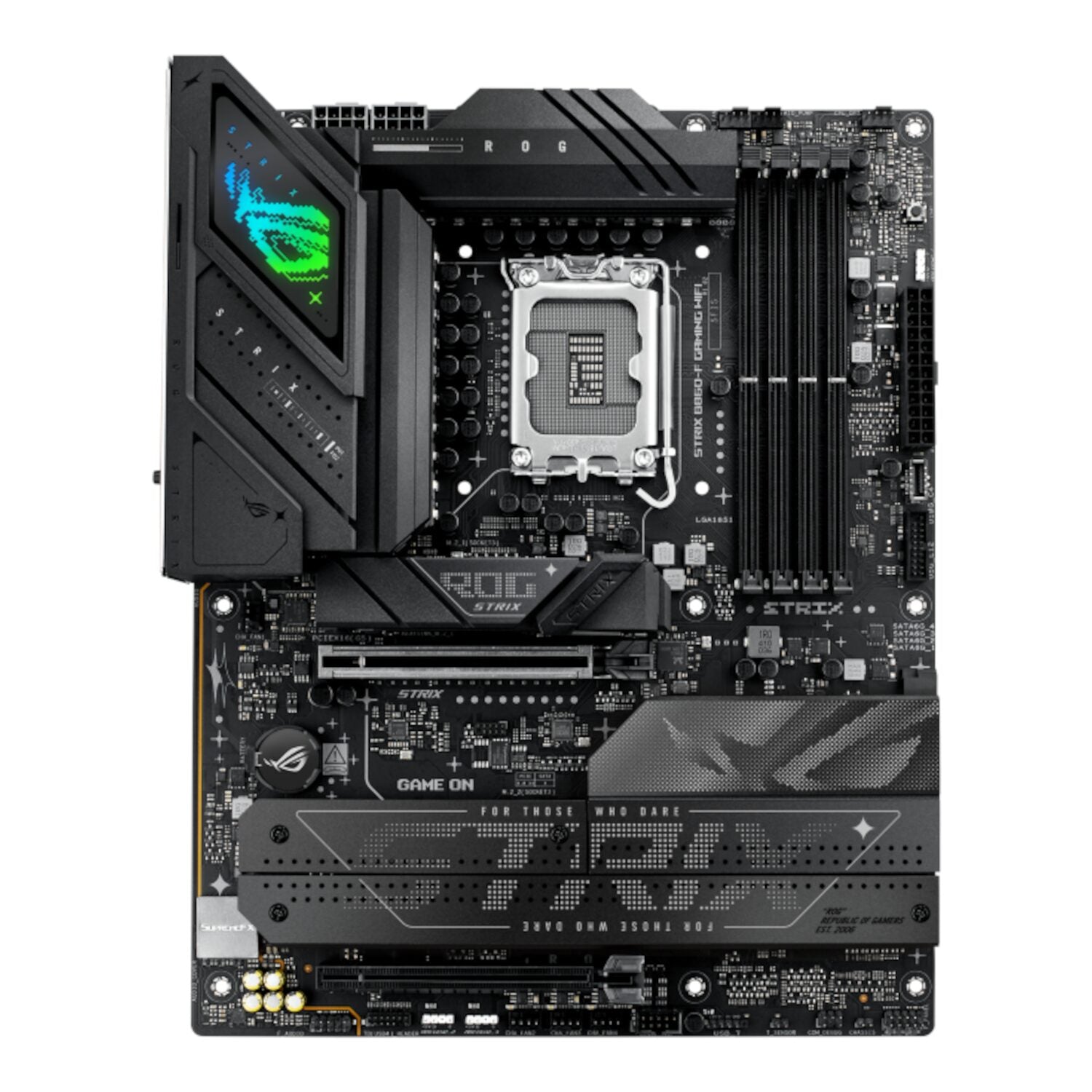 Image 2 for Asus ROG STRIX B860-F Gaming Wi-Fi Motherboard - Intel LGA1851