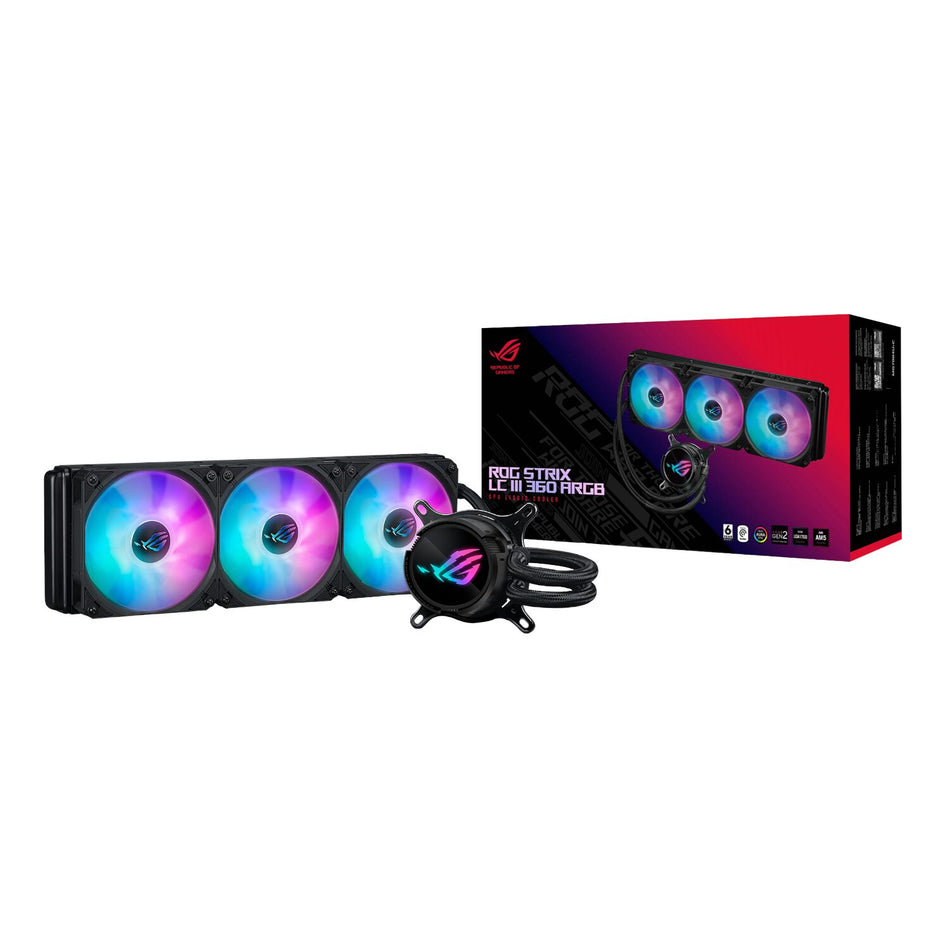 Image 1 for ASUS ROG Strix LC III 360 ARGB Liquid CPU Cooler - Black