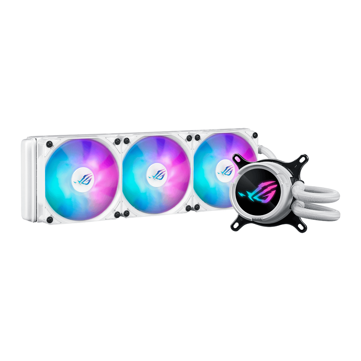 Image 2 for ASUS ROG Strix LC III 360mm ARGB White Edition Liquid CPU Cooler
