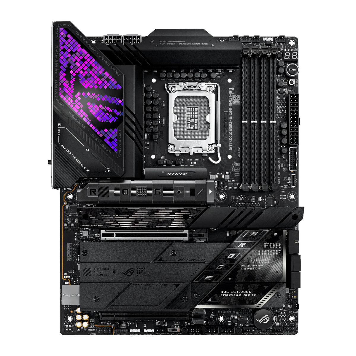 Image 2 for Asus ROG Strix Z890-E Gaming WIFI Intel LGA1851 ATX Gaming Motherboard