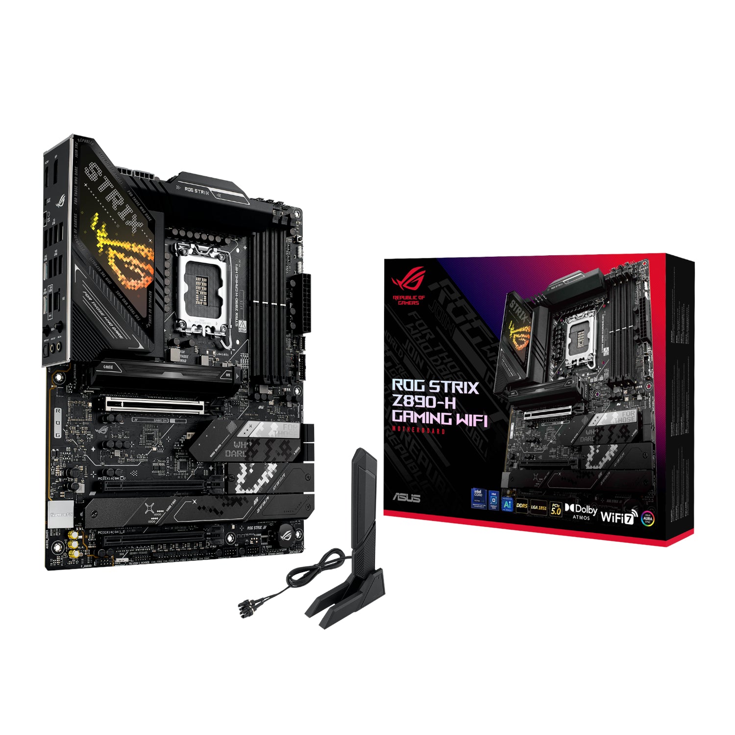 Image 1 for Asus ROG Strix Z890-H GAMING WIFI Intel LGA1851 ATX Motherboard