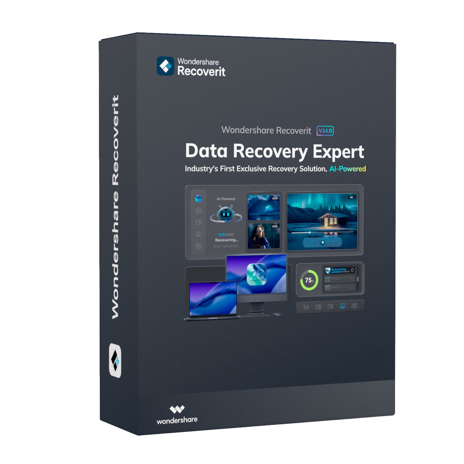 Image 1 for Wondershare Recoverit Data Recovery Expert for MacOS Individual (Digital Annual License)