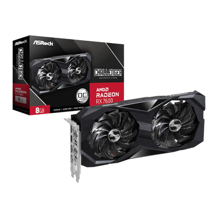Image 1 for ASRock Radeon RX7600 Challenger 8G OC GDDR6 128-BIT Graphics Card
