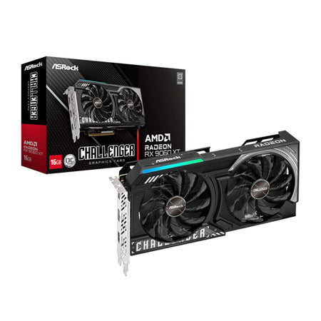 Image 1 for ASRock Radeon RX 9060 XT Challenger 16GB OC Graphics Card (RDNA™ 4, PCIe 5.0)